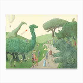 Summer Park Canvas Print