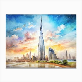 Burj Khalifa 1 Canvas Print