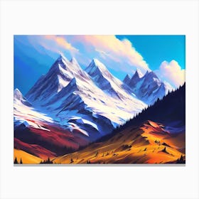 Mountain Scene 4 Canvas Print