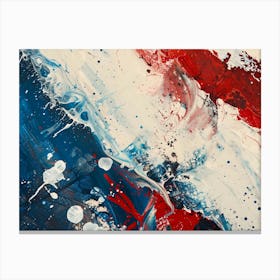 Red White And Blue Canvas Print