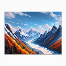 Mountain Landscape 37 Canvas Print