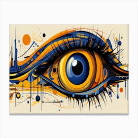 Eye Painting Canvas Print