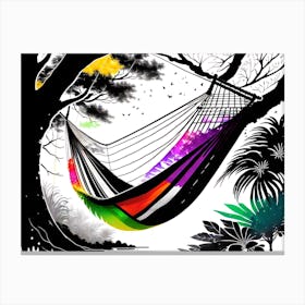 Rainbow Hammock 1 Canvas Print