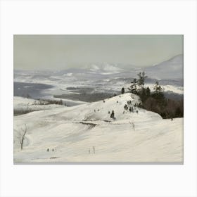 Snowy Mountain Canvas Print