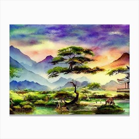 Thousand Year Old Cypress Grove Canvas Print