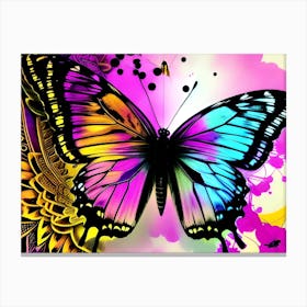 Colorful Butterfly 13 Canvas Print