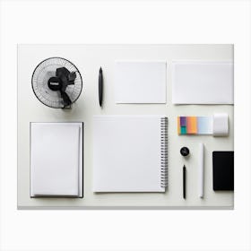 Office Supplies Canvas Print