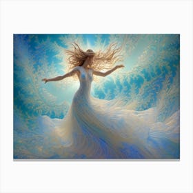 Snowflake Queen Canvas Print