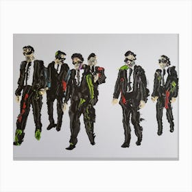 Reservoir Dogs Abstract Canvas Print