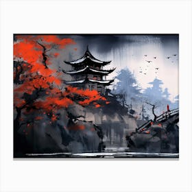 Asian Landscape Painting 4 Canvas Print