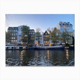 Amsterdam At Dusk Canvas Print