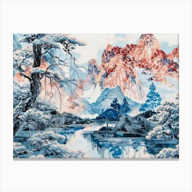 Chinese Mountains 3 Canvas Print