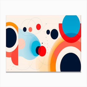 Abstract Circles 4 Canvas Print