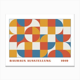 Bauhaus Orange Exhibition 23 Canvas Print