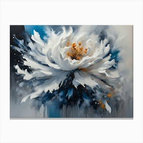 White Peony - Ai Canvas Print