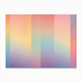 Abstract Image Of A Gradient Background With Vertical Stripes Of Color Canvas Print