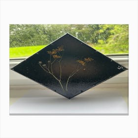 Black and yellow Canvas Print