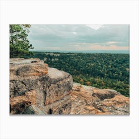 View From The Top Of A Cliff Canvas Print
