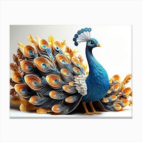 Peacock 27 Canvas Print