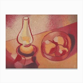 Still Life With A Lamp, Mikuláš Galanda Canvas Print