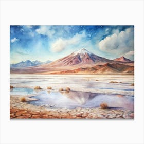 Salt Flats Canvas Print