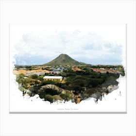 Hooiberg, Aruba, Caribbean Canvas Print