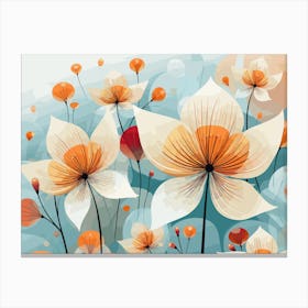 Flower Painting 2 Canvas Print