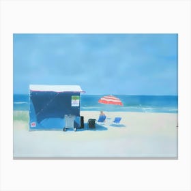 Beach Hut 2 Canvas Print