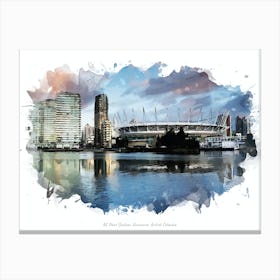 Bc Place Stadium, Vancouver, British Columbia Canvas Print