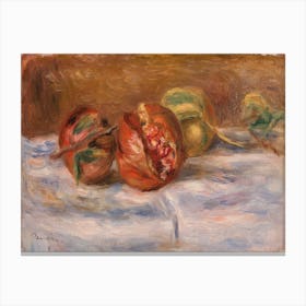 Pomegranates (Grenades), Pierre Auguste Renoir Canvas Print