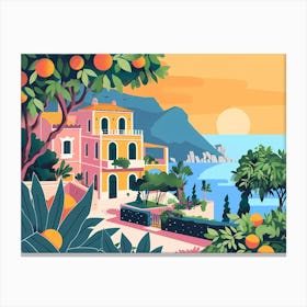 Italian landscape Canvas Print