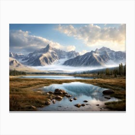 Mountain Lake 2 Canvas Print