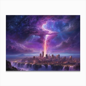 Storm Brewing Canvas Print