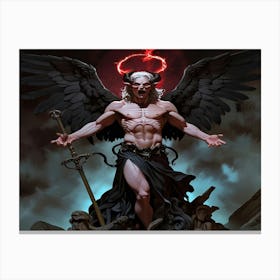 Demons And Angels 1 Canvas Print