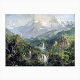 Mountain Landscape 35 Canvas Print