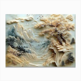 Beautiful Landscapes 3d 3 Canvas Print