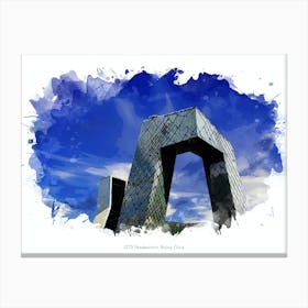 Cctv Headquarters, Beijing, China Canvas Print