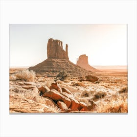 Morning In Monument Valley Canvas Print
