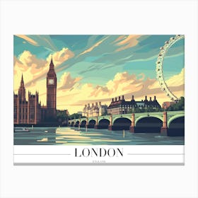 London Big Eye Canvas Print