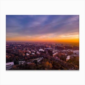 Sunset in San Donato Milanese Italy Europe Photo Cool Wall Decor Art Print Poster Canvas Print