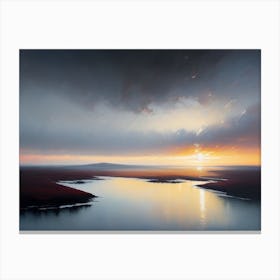 Icelandicevening Canvas Print