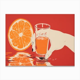 Orange Juice Canvas Print