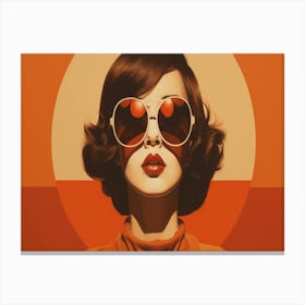 Woman In Sunglasses 6 Canvas Print