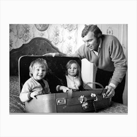 Bobby Moore And Children Canvas Print