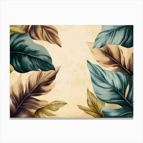 Tropical Leaves 9 Canvas Print