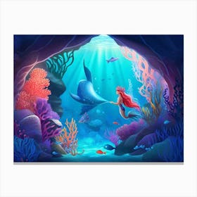 Little Mermaid 1 Canvas Print