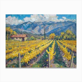 Vineyards In California 1 Canvas Print