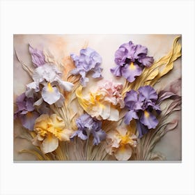 Iris flower Canvas Print