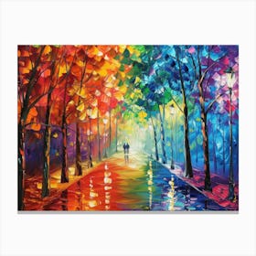 Rainbow Street 1 Canvas Print