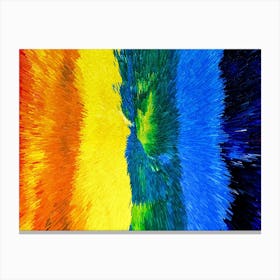 Acrylic Extruded Painting 114 Canvas Print